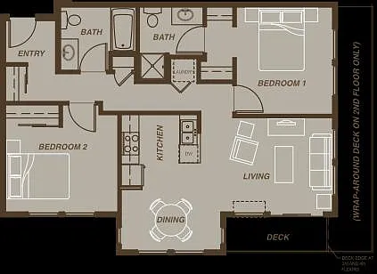 Floor plan 2 x 2 - G floor plan