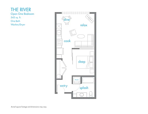 Floor plan The River