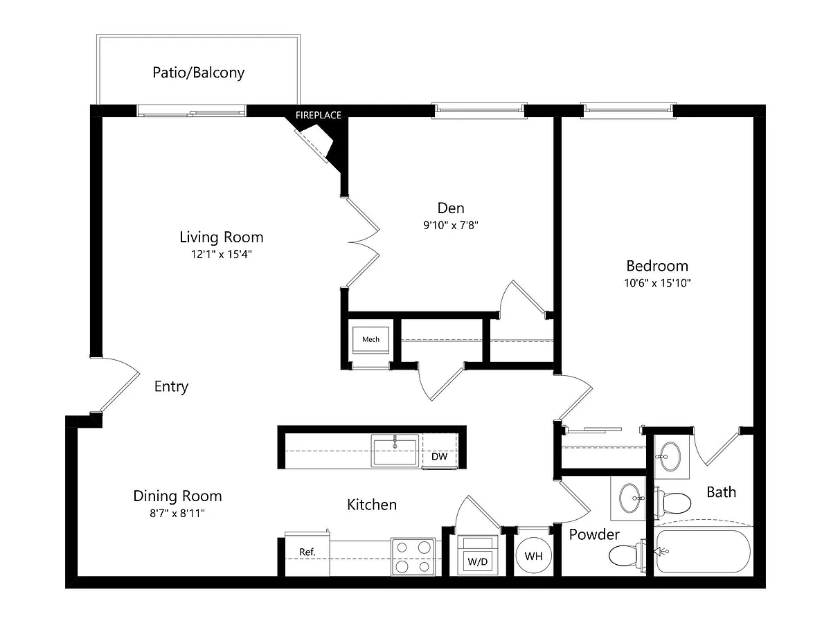 Floor plan Camden