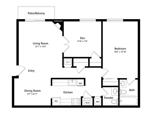 Floor plan Camden