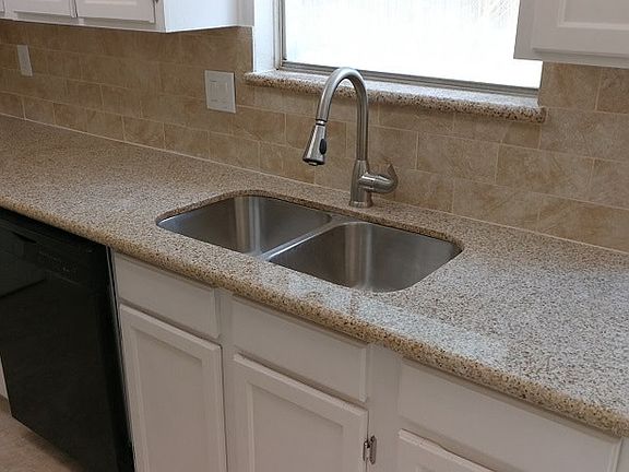 New undermount sink and lots of natural light