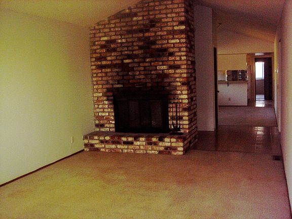 fireplace in living room