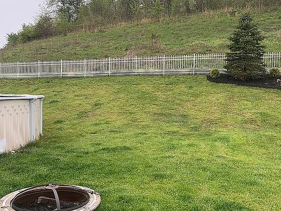 Backyard with pool