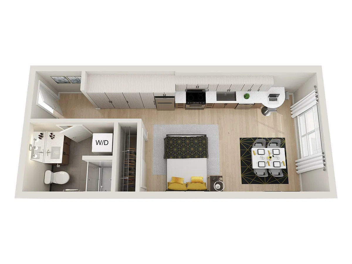 Floor plan Studio C