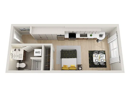 Floor plan Studio C