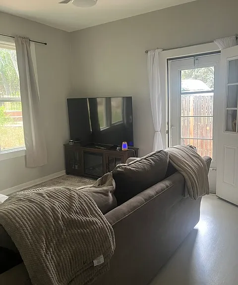 living room & front door