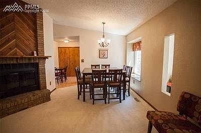 Ample dining space with lots of natural light.