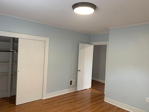 Bedroom with large closet