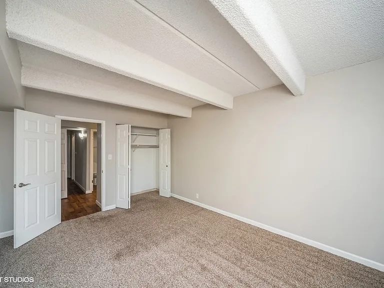 Bedroom with a large closet