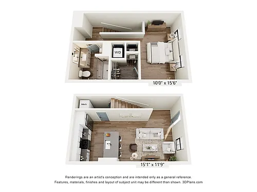 Floor plan Trevor Townhome A