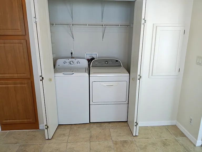 Washer and dryer