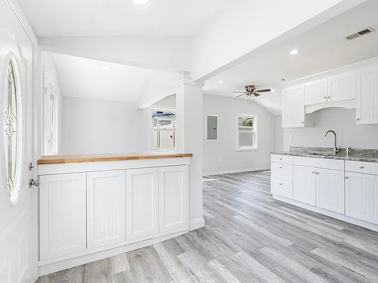 Foyer to Kitchen and Living Room