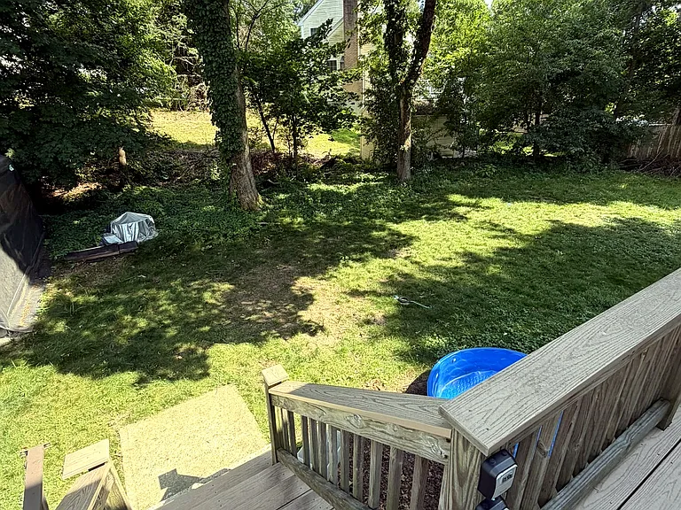 Shared Backyard Deck