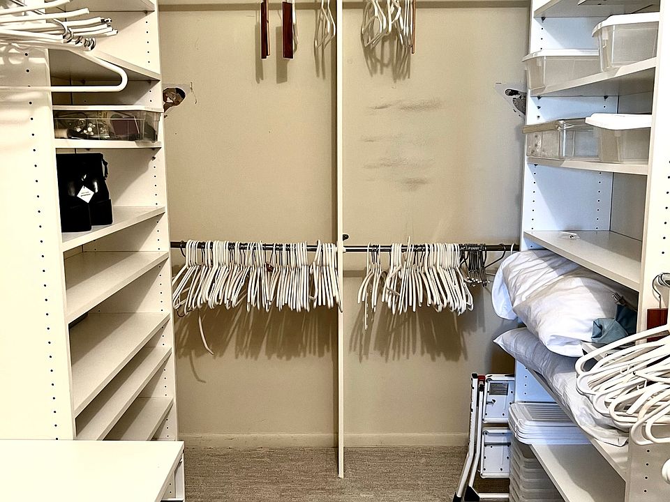 Walk-in Closet in Master Bedroom