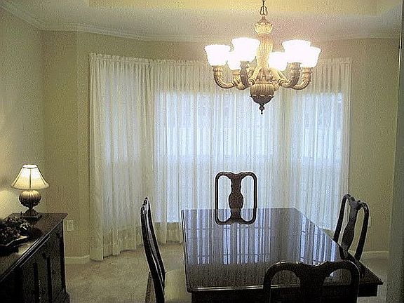 Dining Room with Bay Windows