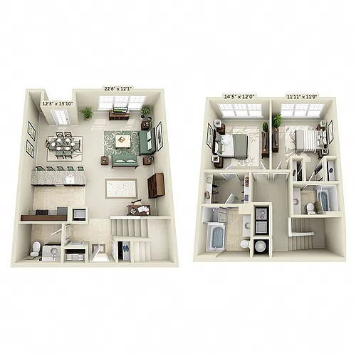 Floor plan B3B