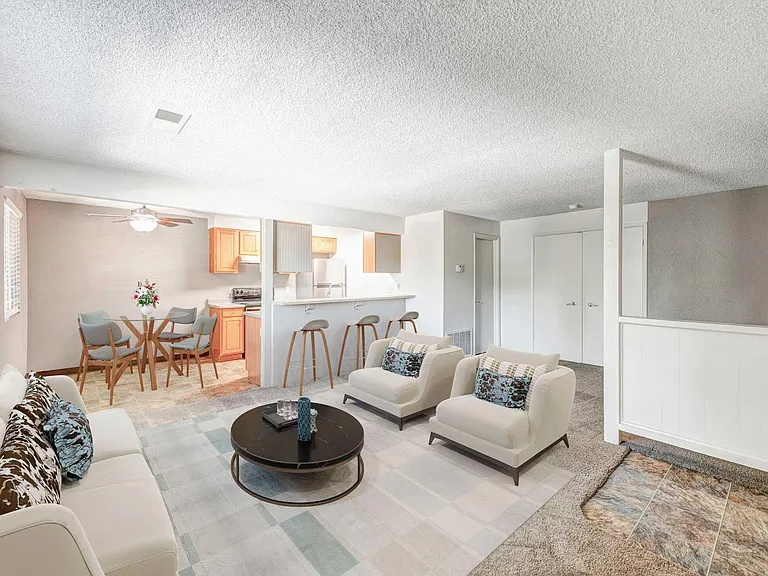 Staged unit - This is a unfurnished Unit