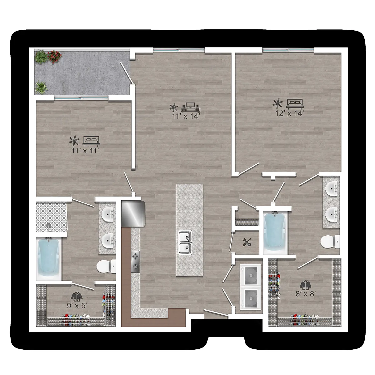 Floor plan 2 A