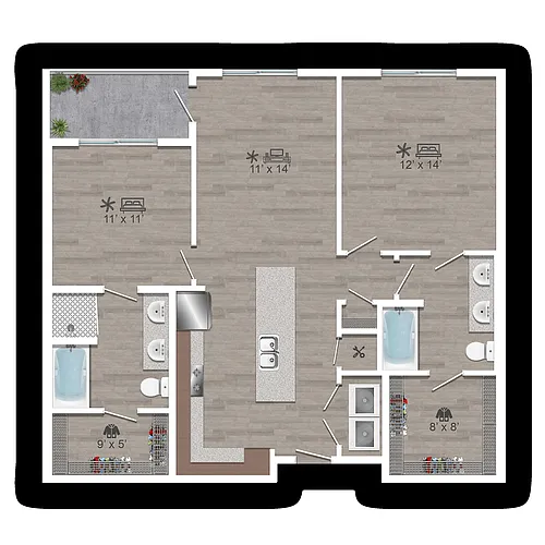 Floor plan 2 A