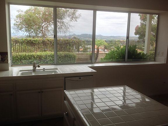 kitchen with panoramic view