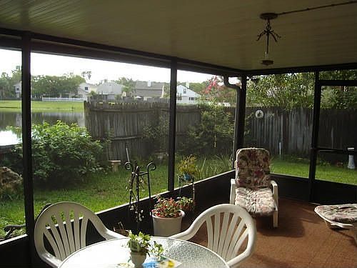 Private Fenced Lake View Yard