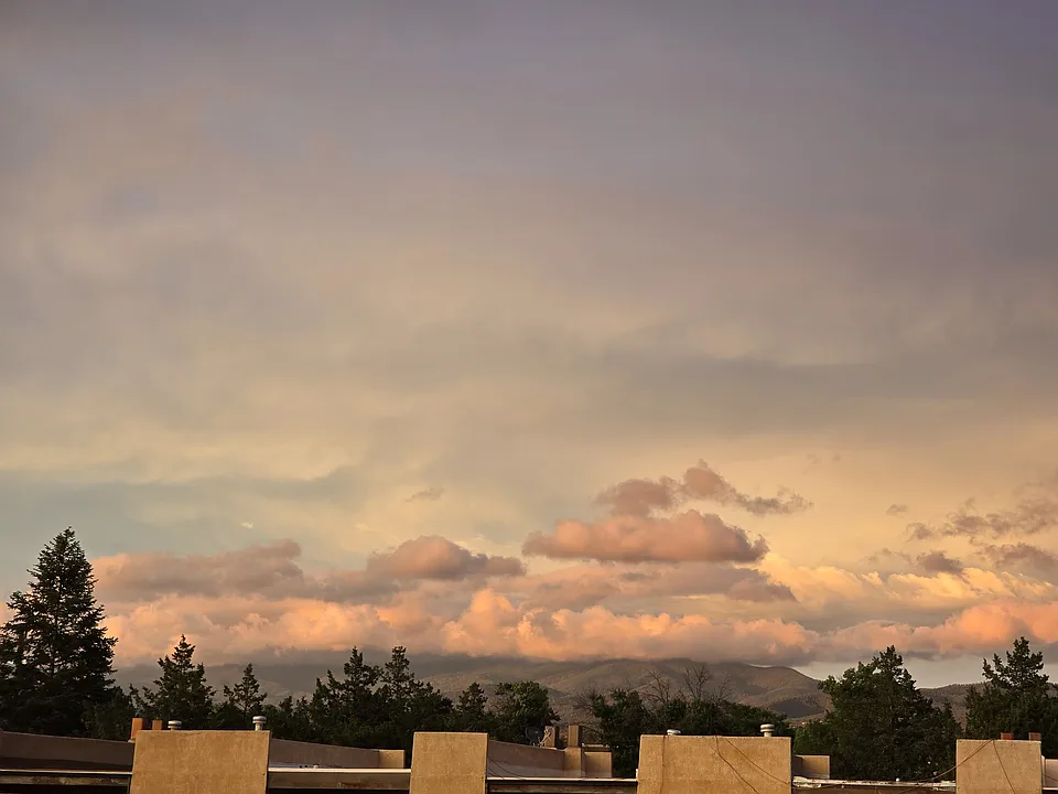 Views of the Sangre de Cristos from the bedrooms, living room and deck