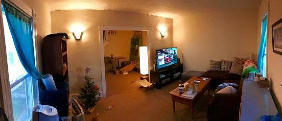 Living room from the front door