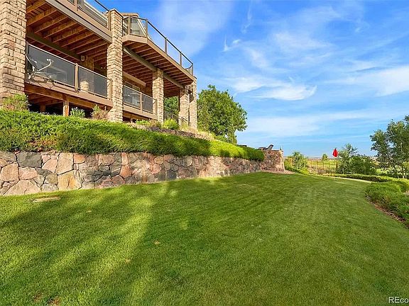 View looking southeast from lower lawn.