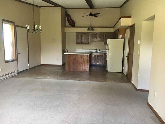 Living room and kitchen
