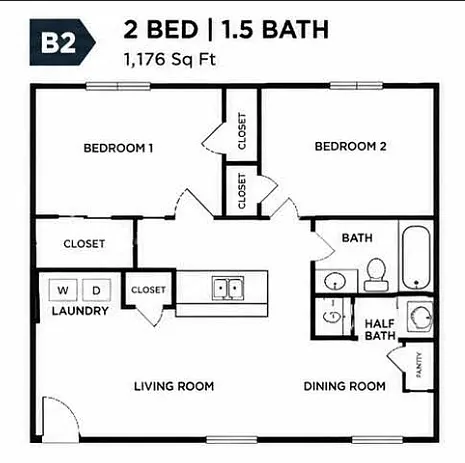 Floor plan B2
