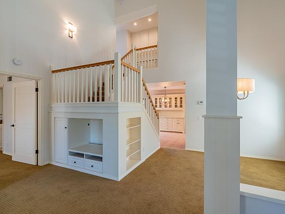 Two-story unit with built-ins
