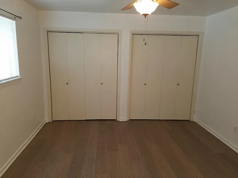 Double Closets in Bedroom