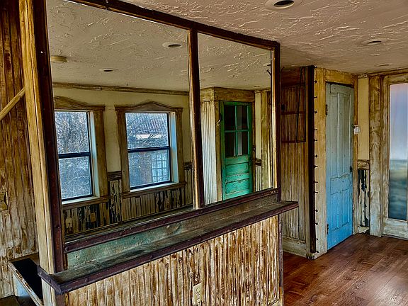 Mirror in living room.