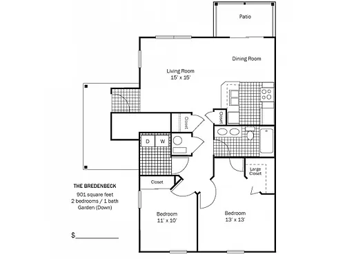 Floor plan Bredenbeck