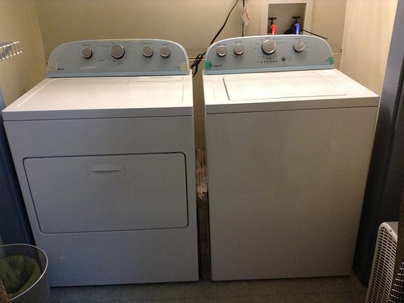 washer and dryer (gas)