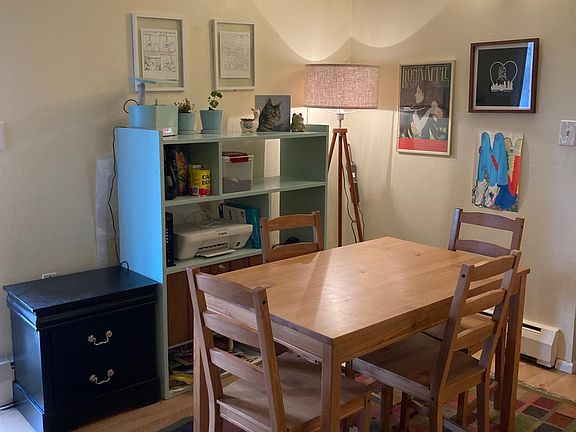 Dining and work area