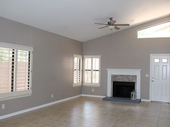 Spacious Living Room with Fireplace