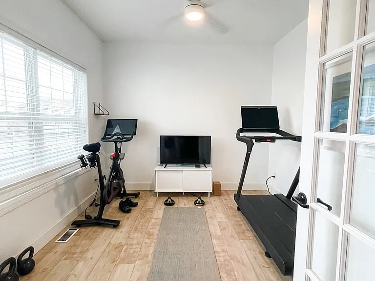 Main floor flex room great for exercise or office