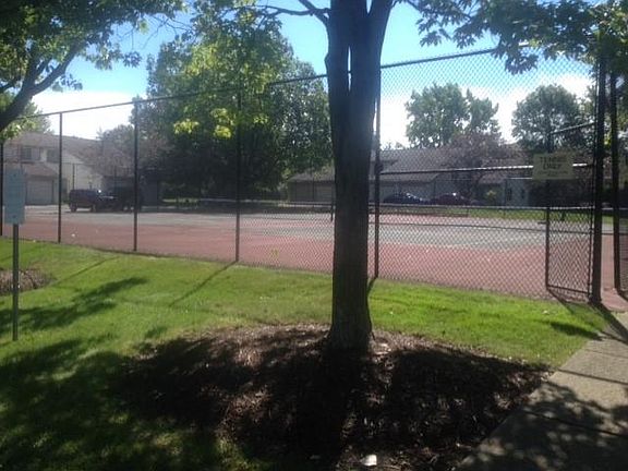 Tennis courts.