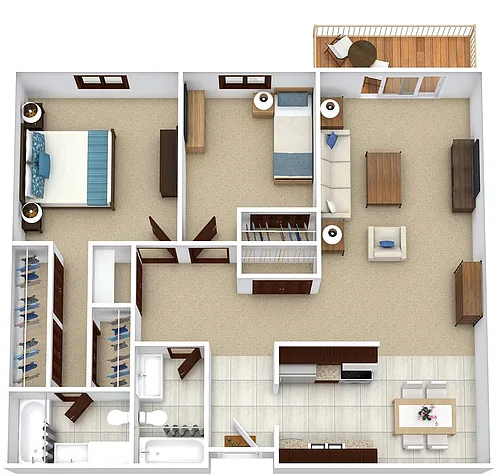 Floor plan Blue Jay