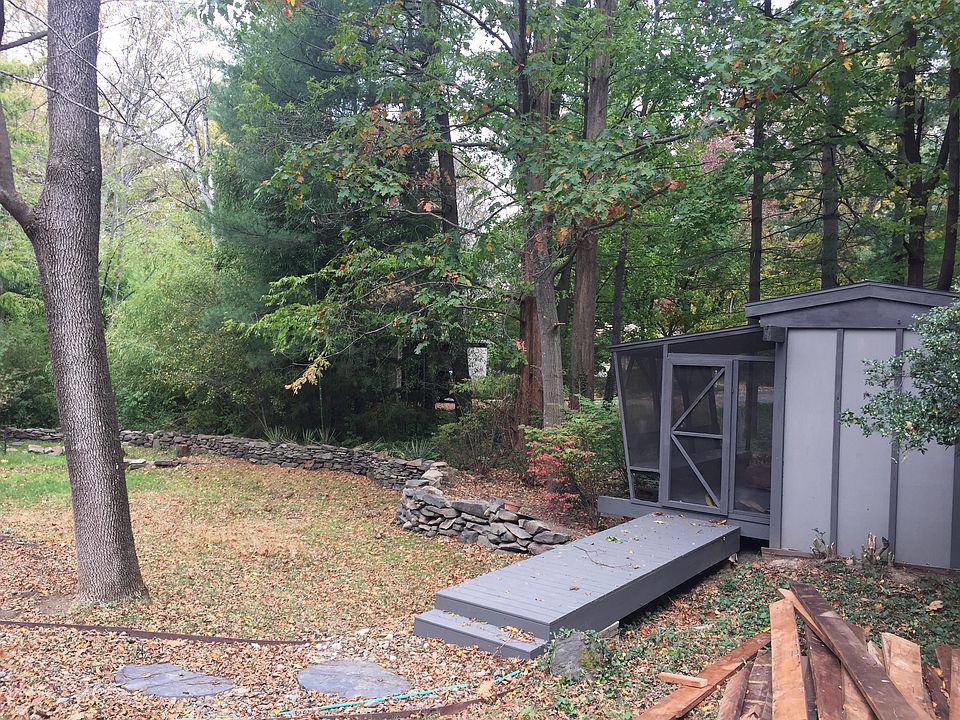 Backyard Gazebo and Wall