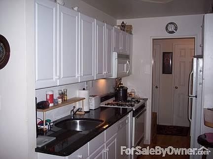 clean modern galley kitchen