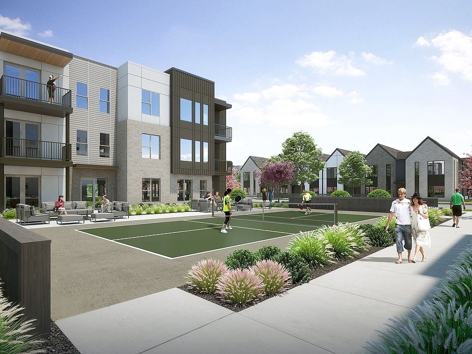 Rendering Slate Springdale Exterior-Pickleball Courts