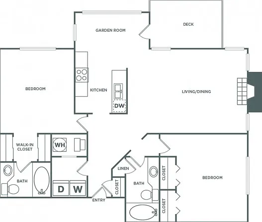 Trenton | 2 bed 2 bath | 1300 sq ft Trenton | 2 bed 2 bath | 1300 sq ft