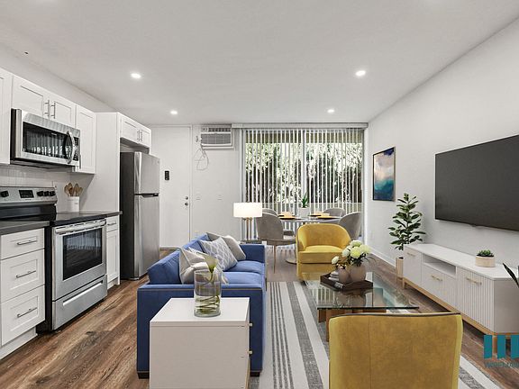 Open-Concept Kitchen, Dining, and Living Room