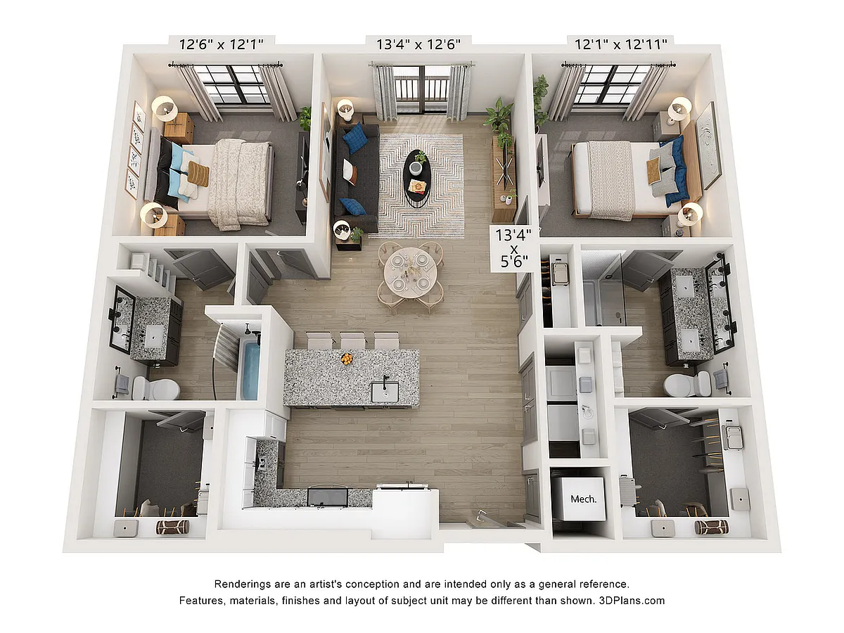 Floor plan B2