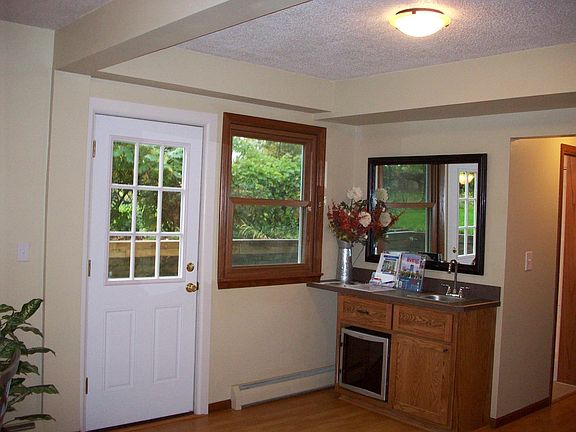 Wet bar and walk out to patio!