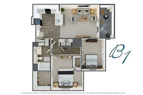 Floor plan B1