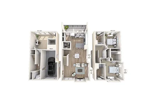 Floor plan B3T-1801sq-2101-2602-2