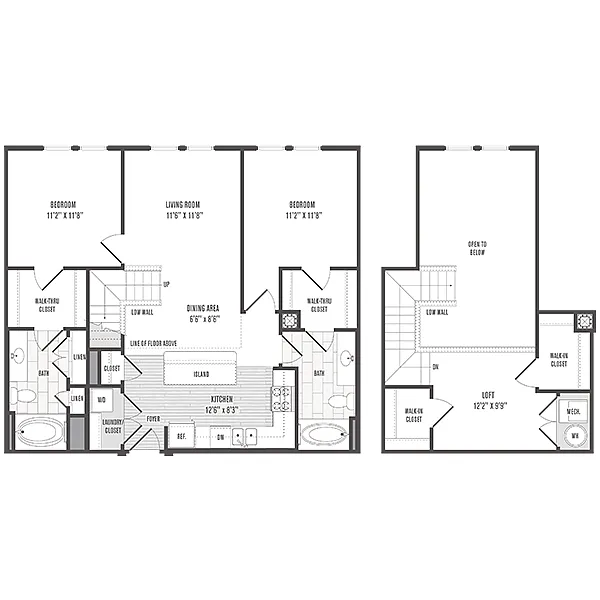Floor plan B7 Loft